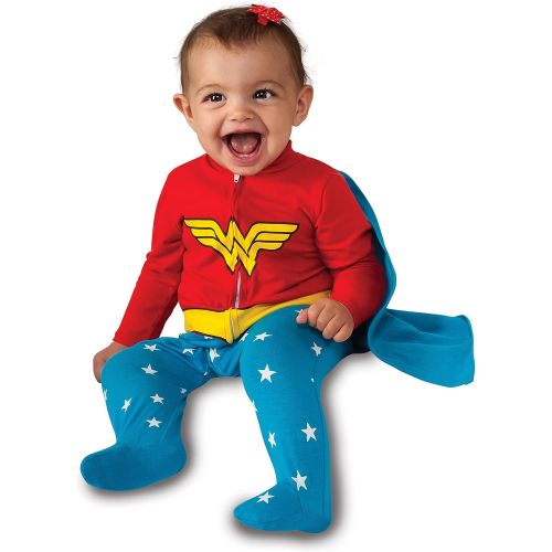  Visit the Rubies Store Rubies Costume Baby Girls DC Comics Superhero Style Baby Wonder Woman Costume