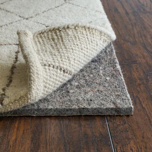  Visit the Rug Pad USA Store RUGPADUSA, Anchor Grip, 4x6, 3/8 Thick, Felt + Rubber, Cushioned Non-Slip Rug Pad, Available in 3 Thicknesses, Many Custom Sizes, Safe for All Floors