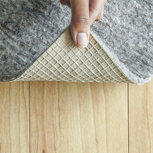  Visit the Rug Pad USA Store RUGPADUSA, Anchor Grip, 4x6, 3/8 Thick, Felt + Rubber, Cushioned Non-Slip Rug Pad, Available in 3 Thicknesses, Many Custom Sizes, Safe for All Floors