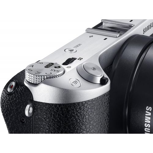 삼성 Samsung NX500 28 MP Wireless Smart Mirrorless Digital Camera with 16-50mm Power Zoom Lens (Black)