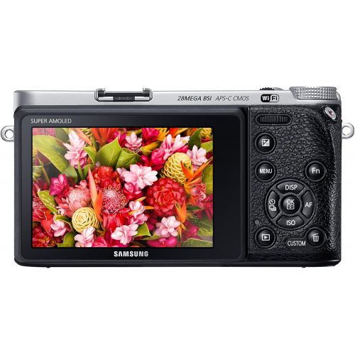 삼성 Samsung NX500 28 MP Wireless Smart Mirrorless Digital Camera with 16-50mm Power Zoom Lens (Black)