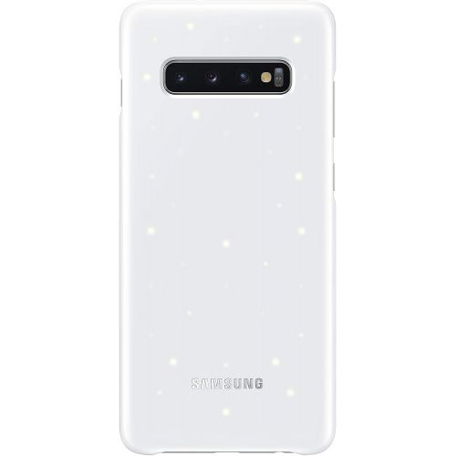 삼성 Visit the SAMSUNG Store Samsung Galaxy S10+ LED Back Case, White