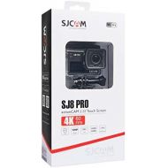 SJCAM SJ8 Pro 4k Action Camera 60fps Water Resistant,OLED Large Ultra Full HD Touchscreen,EIS Stabilized,Dual Screen,Raw Image,1200mAh High Capacity Battery 5G WiFi (E-Commerce Pac