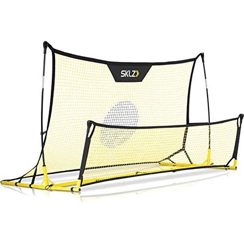 스킬즈 [아마존베스트]SKLZ Quickster Soccer Trainer Portable Soccer Rebounder Net for Volley, Passing, and Solo Training