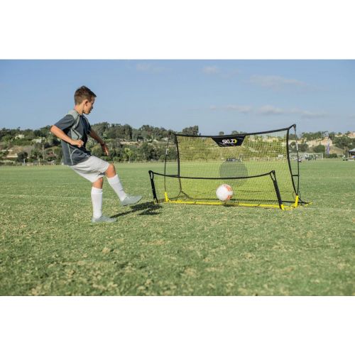 스킬즈 [아마존베스트]SKLZ Quickster Soccer Trainer Portable Soccer Rebounder Net for Volley, Passing, and Solo Training