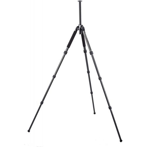  Slik SLIK Professional 4 Carbon Fiber Tripod Legs with Geared Column - Supports 44 lb (20 kg), Black (616-165)