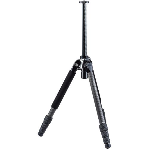  Slik SLIK Professional 4 Carbon Fiber Tripod Legs with Geared Column - Supports 44 lb (20 kg), Black (616-165)