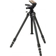 Slik SLIK PROFESSIONAL 4 Tripod with PRO HEAD 3-Way Panhead - Supports 22.00 lb (9.980 kg), Black (616-875)