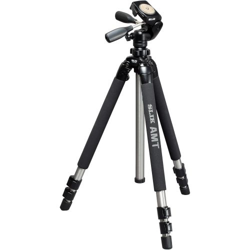  Slik SLIK Complete Tripod Pro 700DX Amt Tripod with 3-Way Pan and tilt Head Silver (615.315)