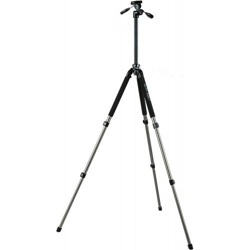  Slik SLIK Complete Tripod Pro 700DX Amt Tripod with 3-Way Pan and tilt Head Silver (615.315)