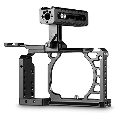  SmallRig SMALLRIG Cage Kit for Sony Alpha A6500 with NATO Handle and Cold Shoe Mount for Handheld Shooting  2081