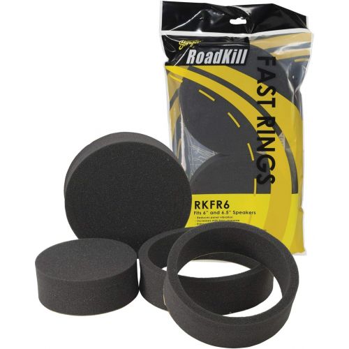  [아마존베스트]Road Kill RKFR6 3 Piece Foam Speaker Enhancer System Kit for 6 & 6.5 Drivers