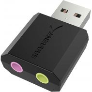 [아마존베스트]Sabrent USB External Stereo Sound Adapter for Windows and Mac. Plug and Play No Drivers Needed. (AU-MMSA)