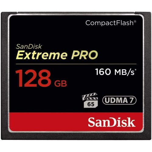 샌디스크 SanDisk Extreme PRO 128GB CompactFlash Memory Card UDMA 7 Speed Up To 160MBs- SDCFXPS-128G-X46