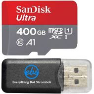 SanDisk Ultra 400GB SDXC Micro works with RED Hydrogen One UHS-I Class 10 Bundle with Everything But Stromboli (TM) Card Reader (Class 10 400GB)
