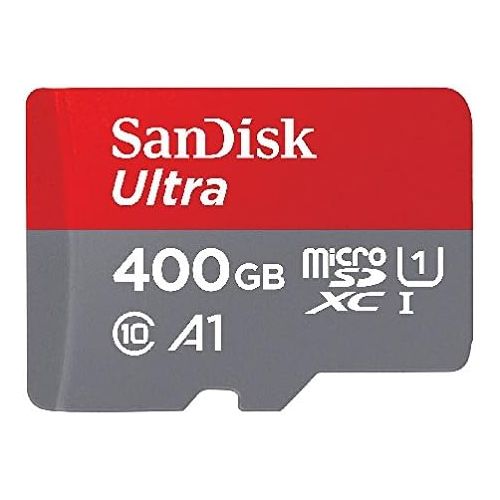 샌디스크 SanDisk Ultra 400GB SDXC Micro works with RED Hydrogen One UHS-I Class 10 Bundle with Everything But Stromboli (TM) Card Reader (Class 10 400GB)
