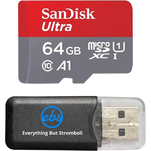 샌디스크 Samsung Galaxy S9 Memory Card SanDisk 256GB Ultra Micro SD SDXC UHS-I Class 10 works with S9+, S9 Plus (SDSQUAR-256G-GN6MA) with Everything But Stromboli (TM) Card Reader