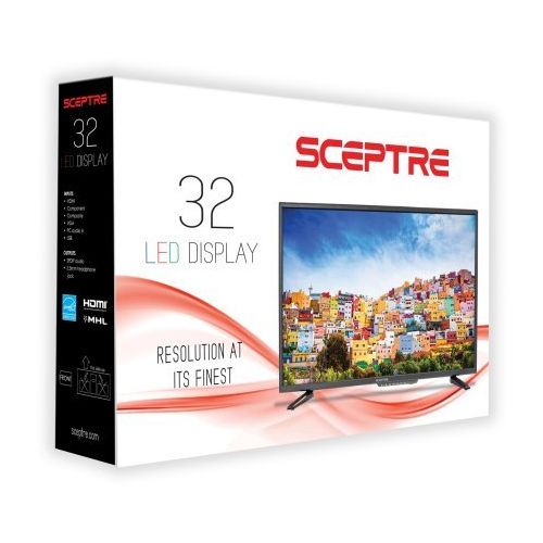  Sceptre 32 Class HD (720P) LED TV (E325BD-SR) with Built-in DVD