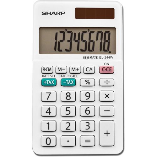  [아마존베스트]Sharp EL-244WB Business Calculator, White 2.125