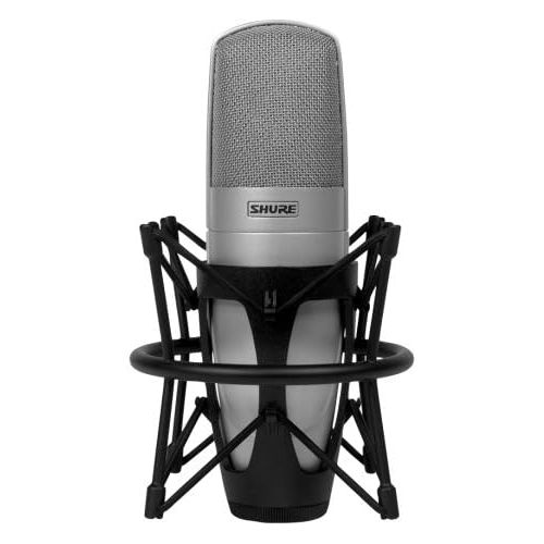  Shure KSM32SL Embossed Single-Diaphragm Cardioid Condenser Studio Microphone, Champagne