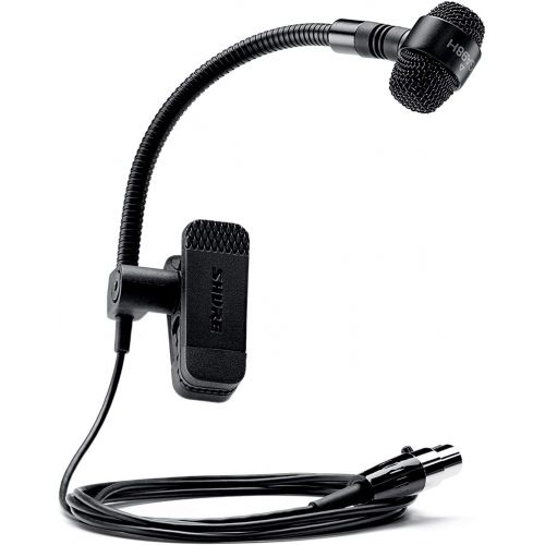  Shure PGA98H-XLR Cardioid Condenser Gooseneck Instrument Microphone with 15 XLR-XLR Cable