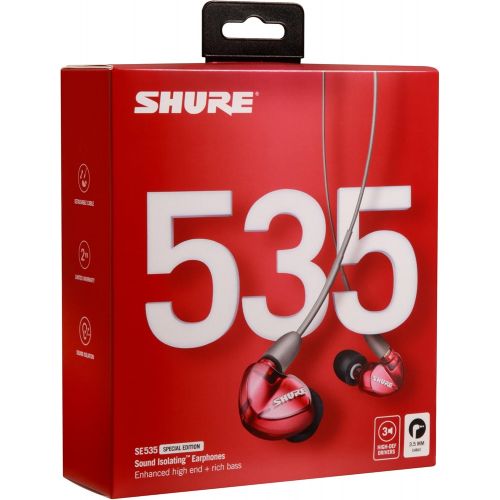  Shure SE535-CL Sound Isolating Earphones with Triple High Definition MicroDrivers