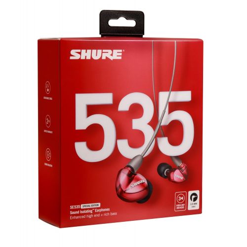  Shure SE535-CL Sound Isolating Earphones with Triple High Definition MicroDrivers