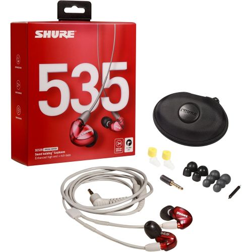  Shure SE535-CL Sound Isolating Earphones with Triple High Definition MicroDrivers