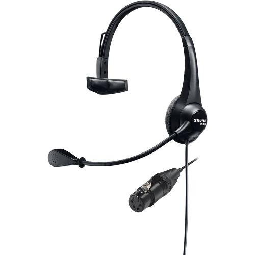  Shure BRH31M-NXLR4F Lightweight Single-Sided Broadcast Dynamic Microphone Headset
