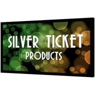 Visit the Silver Ticket Products Store STR-169110 Silver Ticket 4K Ultra HD Ready Cinema Format (6 Piece Fixed Frame) Projector Screen (16:9, 110, White Material)