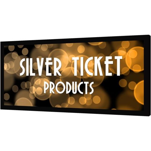  Visit the Silver Ticket Products Store STR-235115-S Silver Ticket 4K Ultra HD Ready Cinema Format (6 Piece Fixed Frame) Projector Screen (2.35:1, 115, Silver Material)