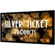 Visit the Silver Ticket Products Store STR-169135-S Silver Ticket 4K Ultra HD Ready Cinema Format (6 Piece Fixed Frame) Projector Screen (16:9, 135, Silver Material)