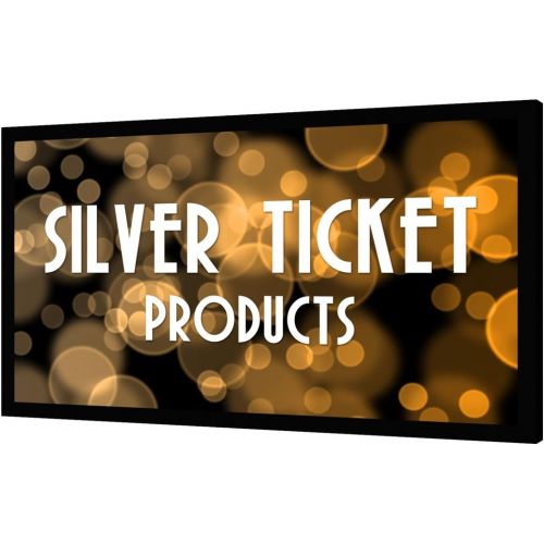 Visit the Silver Ticket Products Store STR-169120-S Silver Ticket 4K Ultra HD Ready Cinema Format (6 Piece Fixed Frame) Projector Screen (16:9, 120, Silver Material)