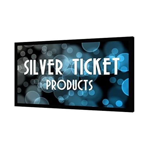  Visit the Silver Ticket Products Store STR-169106-G Silver Ticket 4K Ultra HD Ready Cinema Format (6 Piece Fixed Frame) Projector Screen (16:9, 106, Grey Material)
