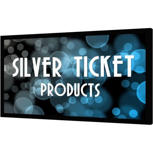 비보 Visit the Silver Ticket Products Store STR-169135-G Silver Ticket 4K Ultra HD Ready Cinema Format (6 Piece Fixed Frame) Projector Screen (16:9, 135, Grey Material)
