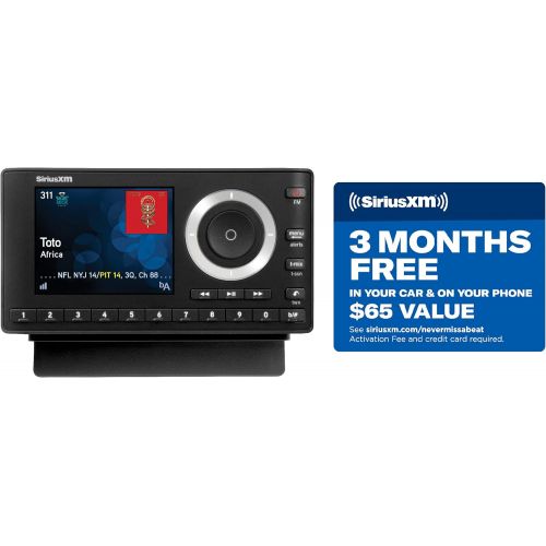  [아마존베스트]SiriusXM SXPL1V1 Onyx Plus Satellite Radio with Vehicle Kit with Free 3 Months Satellite and Streaming Service