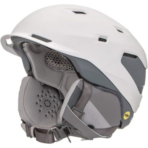 스미스 Smith Optics Quantum Adult Mips Ski Snowmobile Helmet - Matte White CharcoalSmall