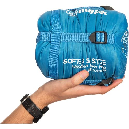  SnugPak Softie 3 Solstice Rh Zip Sleeping Bag, Red