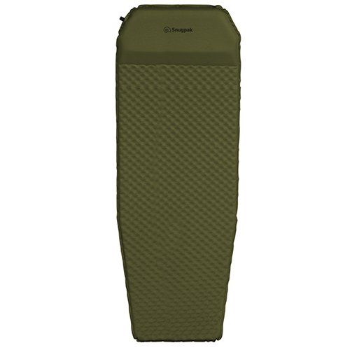  SnugPak Elite XL Self Inflating Mat with Built in Pillow, Olive