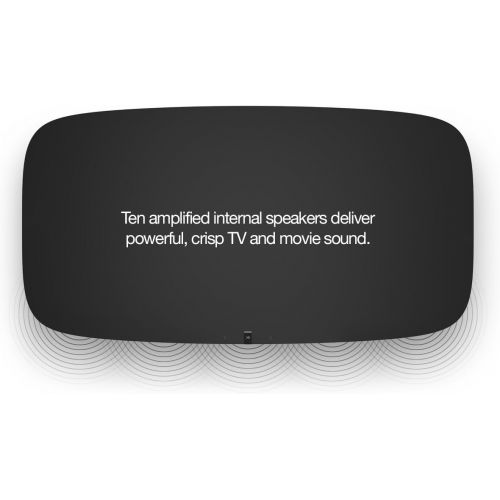 소노스 Sonos Playbase Wireless Soundbase for Home Theater and Streaming Music (Black) - PBASEUS1BLK