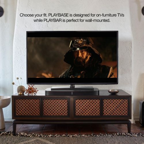 소노스 Sonos Playbase Wireless Soundbase for Home Theater and Streaming Music (Black) - PBASEUS1BLK
