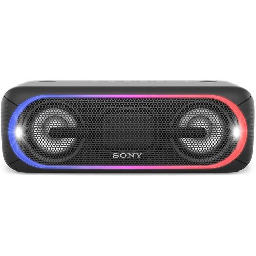 소니 Sony XB40 Portable Wireless Speaker Bluetooth Speaker Lights, Black