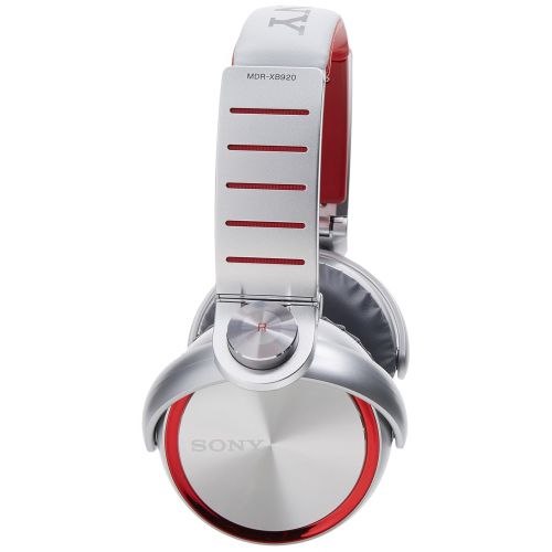 소니 Sony MDR-XB920R (MDRXB920RC) Extra BassXB Headphones - Red