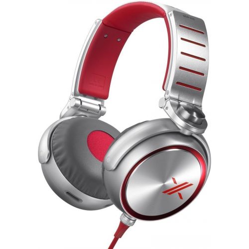 소니 Sony MDRX10RED Simon Cowell X Headphones with 50mm Diaphragms