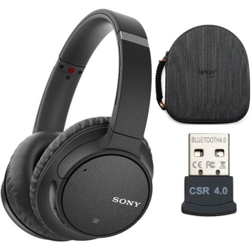 소니 Sony WH-CH700N Wireless Noise Canceling Headphones, Black (WHCH700NB) w Case
