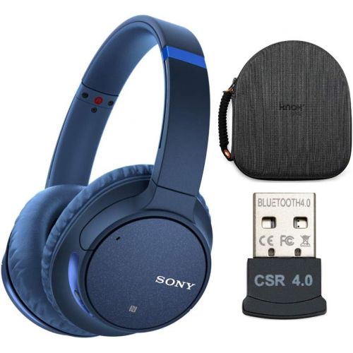 소니 Sony WH-CH700N Wireless Noise Canceling Headphones, Black (WHCH700NB) w Case