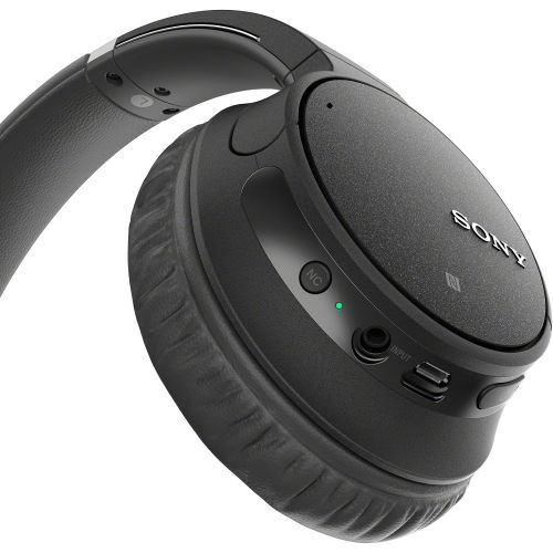 소니 Sony WH-CH700N Wireless Noise Canceling Headphones, Black (WHCH700NB) w Case