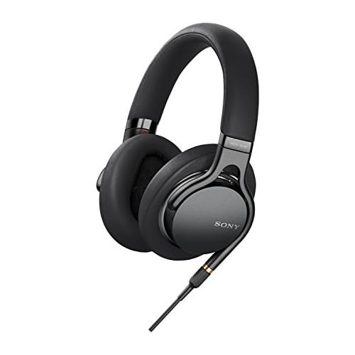 소니 Sony MDR1AM2 Wired High Resolution Audio Overhead Headphones, Black (MDR-1AM2B)