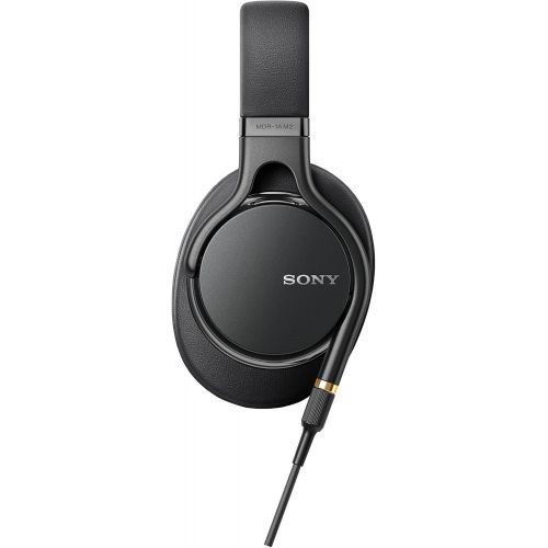 소니 Sony MDR1AM2 Wired High Resolution Audio Overhead Headphones, Black (MDR-1AM2B)
