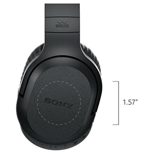 소니 Sony RF995RK Headphone & Cable Bundle  Wireless RF Headphones Feature 150-Foot Range, Noise Reduction, Volume Control, Voice Mode, 20-Hr Battery Life  6-ft 3.5mm Stereo2 RCA Plu